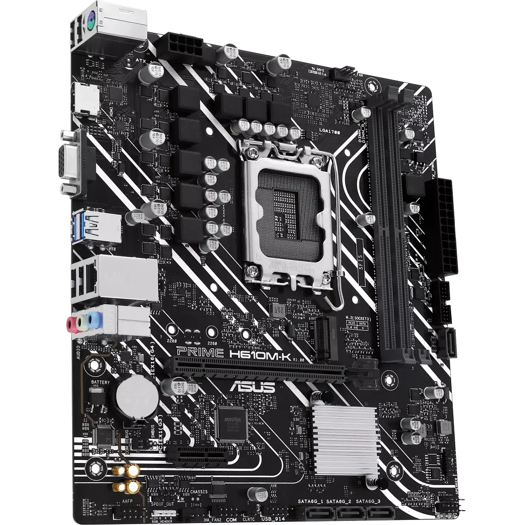 Материнська плата ASUS PRIME H610M-K - фото 4