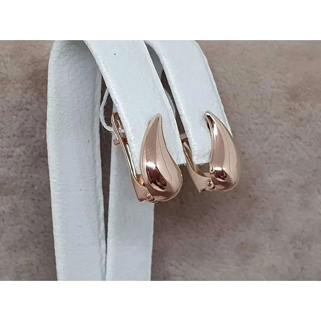 Золоті сережки Tango Крапля. 470663 - фото 3