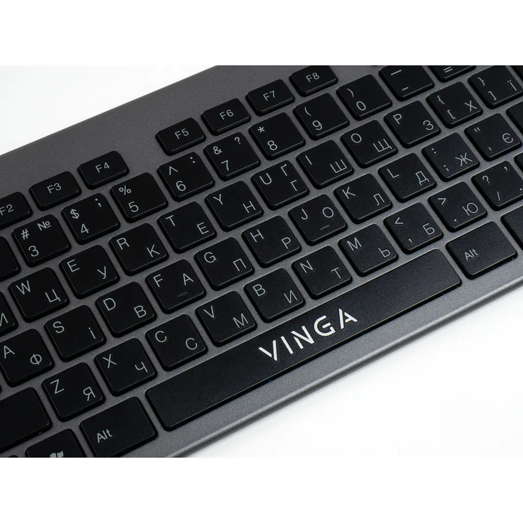 Клавіатура Vinga KB735 black-grey - фото 8