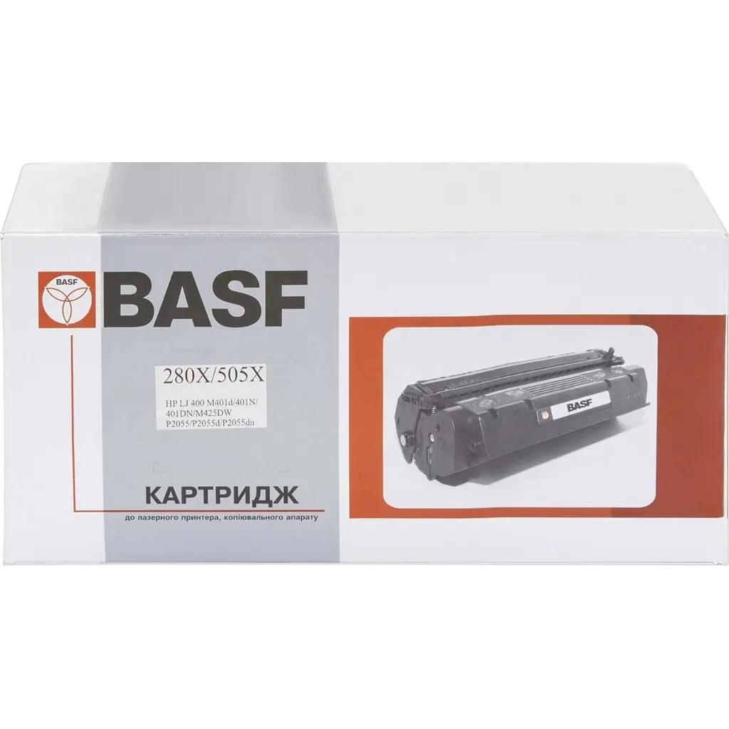 Картридж тон. BASF для HP LJ P2055/M401/M425 аналог CE505X/CF280X Black ( 6500 ст.) (BASF-KT-CE505X) - фото 2