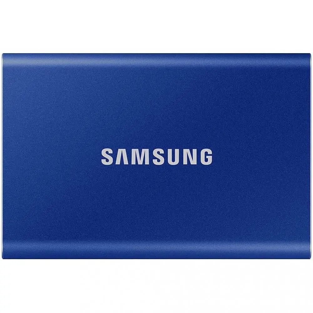 Зовнішній SSD накопичувач Samsung T7 500 GB Indigo Blue [MU-PC500H/WW] [53623] - фото 2