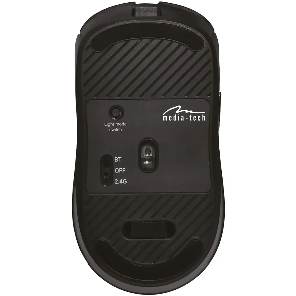 Комп'ютерна мишка Media-Tech MT1124 бездротова Bluetooth+2.4G 3200dpi. 5кн. Silent чорна (MT1124) - фото 7