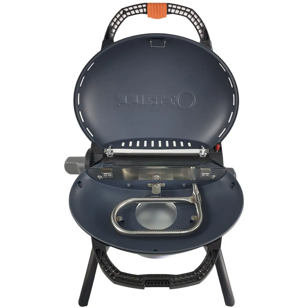 Портативний газовий гриль O-Grill 600T переносний, срібло + шланг у подарунок! - фото 7