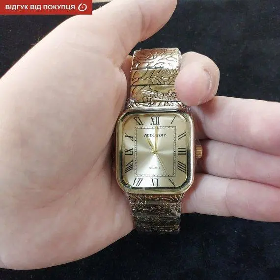 Годинник чоловічий наручний Aocasdiy Vintage (Золотистий) - фото 4