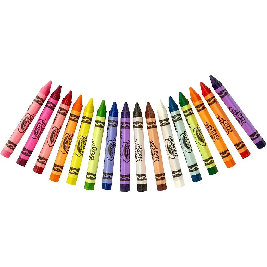 Набір трикутної воскової крейди для дітей Crayola 16 шт (52-016T) - фото 2