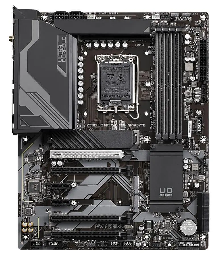 Материнська плата GIGABYTE Z790 UD AC (Z790 UD AC) (Socket 1700, Intel Z790, ATX) Б/в