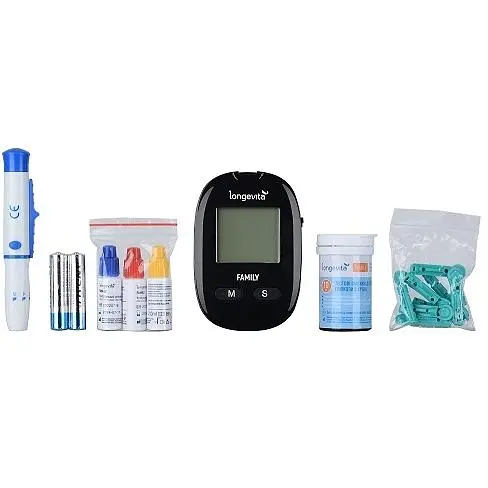 Глюкометр Longevita Family + 10 тест полосок - фото 3