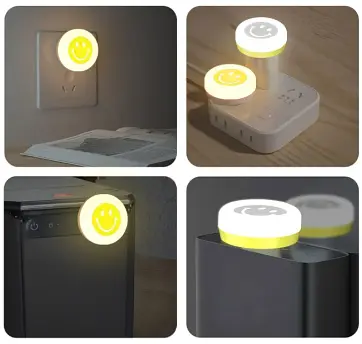 Портативний USB LED нічник Смайлик міні лампа 5V нічник від повербанка компактний світильник 2 шт - фото 4