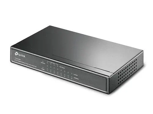 Комутатор TL-SG1008P, 8x100/1000 Mb/s, PoE 65.2W, металевий корпус TP-Link teh0028233 - фото 3