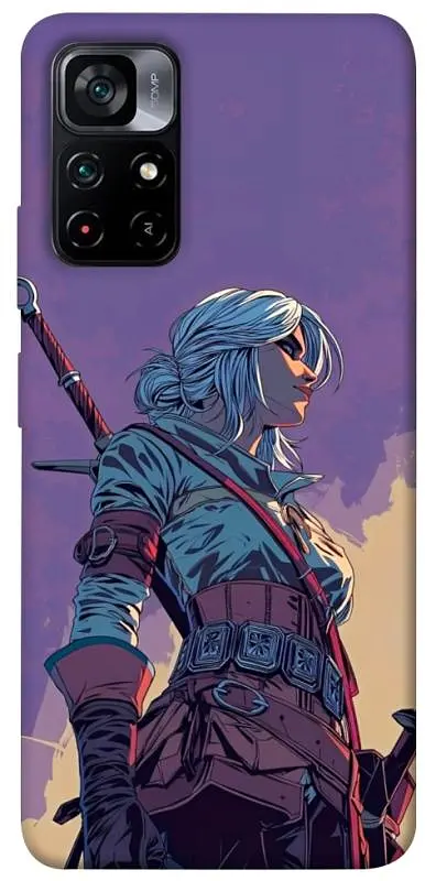 TPU чохол Demsky The witcher ciri для Xiaomi Poco M4 Pro 5G