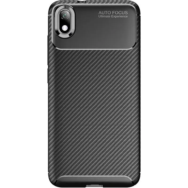 Чохол-накладка Toto TPU Carbon Fiber 1.5 mm Case Xiaomi Redmi 7A Black - фото 6