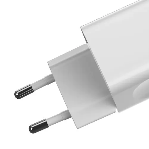 Сітчастий зарядний пристрій Baseus Charging Quick Charger 1USB/2A білий CCALL-BX02 - фото 5