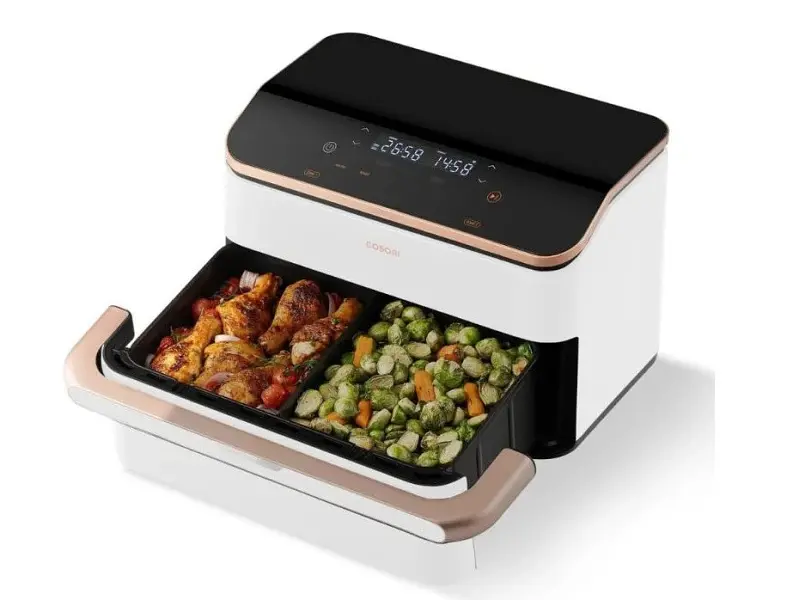 Мультипіч (аерофритюрниця) COSORI Dual Blaze TwinFry CAF-TF101S-WEUR - фото 3