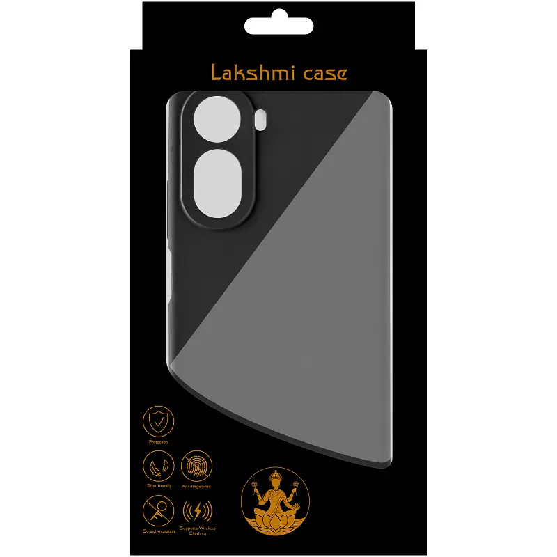 Чохол Silicone Cover Lakshmi Full Camera (AAA) для Xiaomi Redmi A7 Pro 4G / Poco C81 Чорний / Black - фото 6