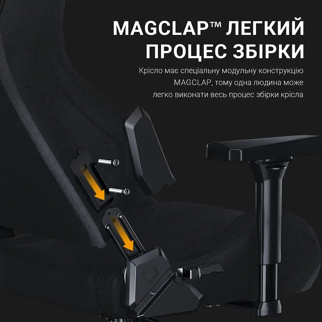 Ігрове крісло Anda Seat Kaiser Frontier XL Black (AD12YXL-17-B-F-B02) - фото 11
