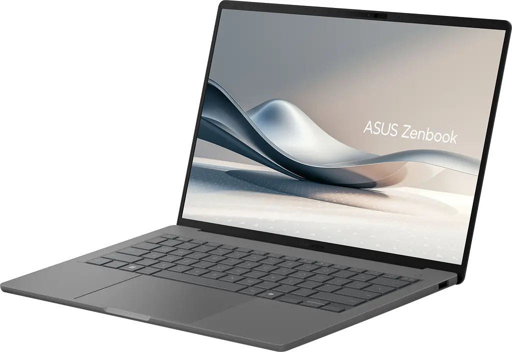 Ноутбук ASUS Zenbook A14 UX3407QA-QD306W 14 WUXGA OLED, Snapdragon X X1 26 100, 32GB, F1TB, UMA, Win11, Сірий (90NB1502-M00F40) - фото 8
