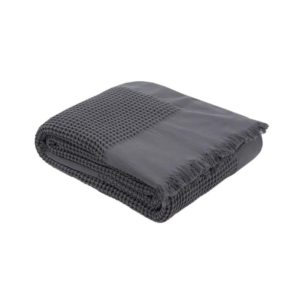 Покрывало Lotus Home - Egi антрацит 240x260 - фото 6