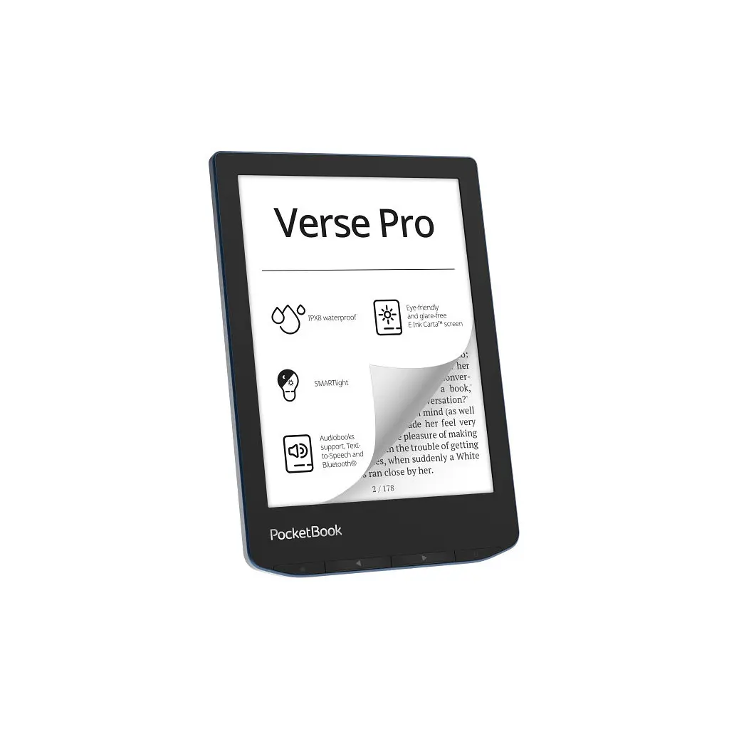 Електронна книга Pocketbook 634 Verse Pro, Azure (PB634-A-CIS) - фото 4