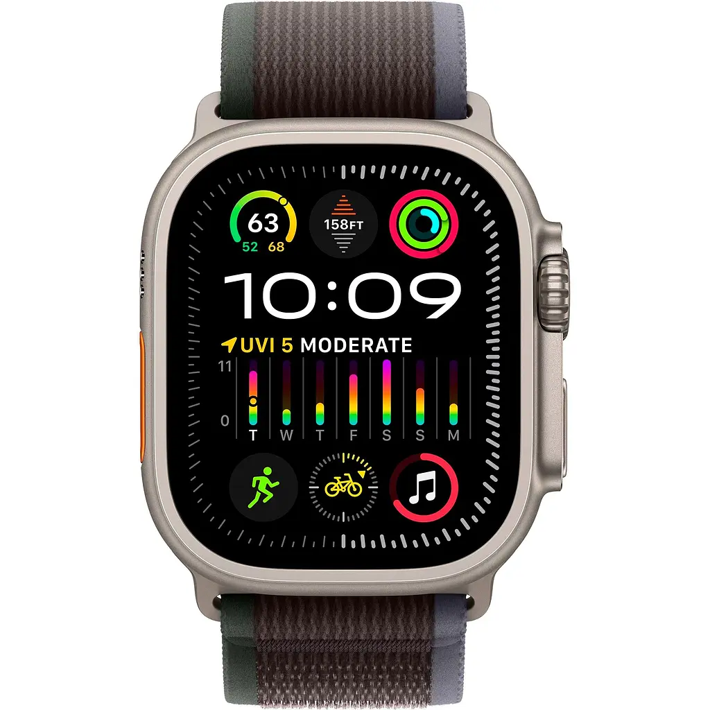 Смарт-часы Apple Watch Ultra 2 Titanium Case with Blue/Black Trail Loop S/M MRF53 Витрина [144290] - фото 2