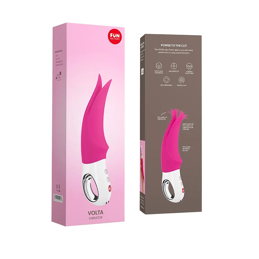 Вибратор Fun Factory Volta 18.9 см розовый - фото 9