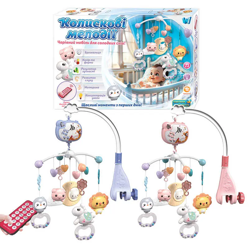 Музична карусель WToys озвучена українською з пультом (В асортименті)| 34608 - фото 2