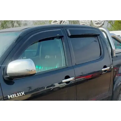 Дефлектори вікон вітровики HIC для Toyota Hilux 2004-2015 (T08) - фото 5