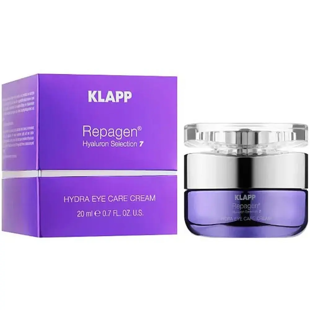 Крем для век Klapp Repagen Hyaluron Selection 7 Hydra Eye Care Cream 20 мл - фото 2