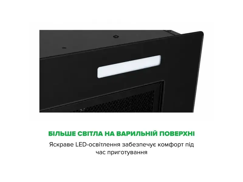 Витяжка вбудована Interline SKYLINE BL A/60/PB - фото 4
