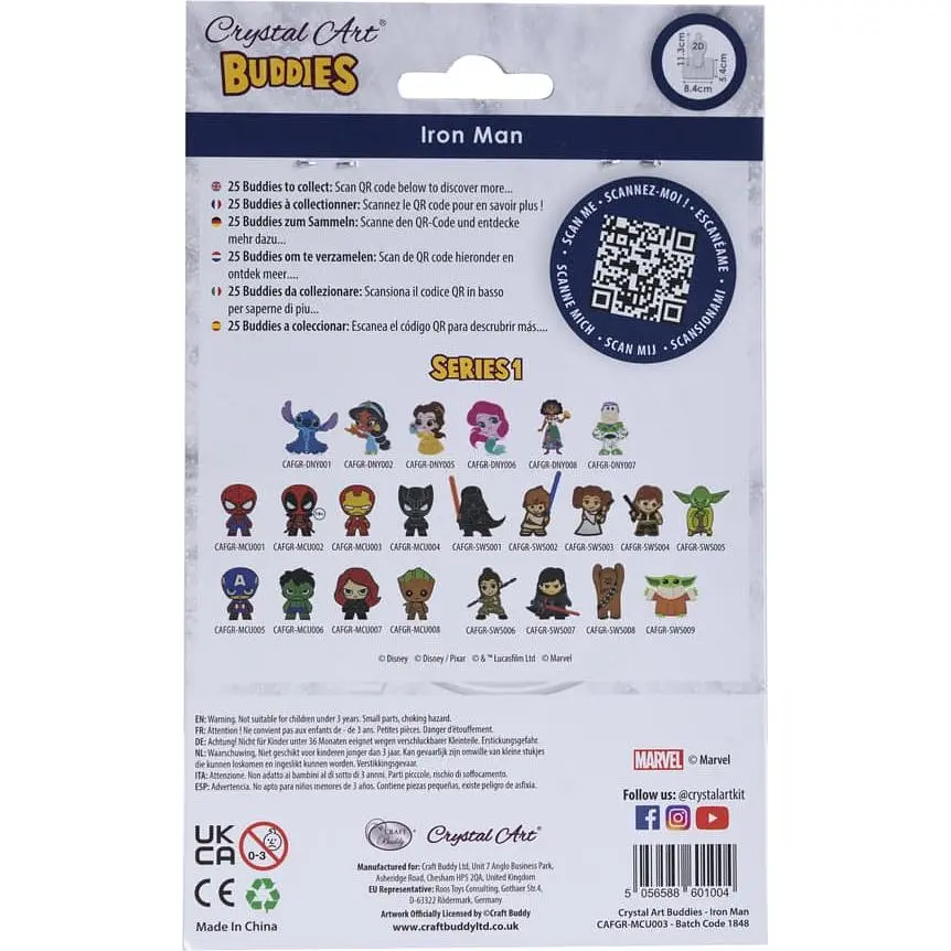 Набір для творчості Crystal Art Залізна людина (CAFGR-MCU003) - фото 7