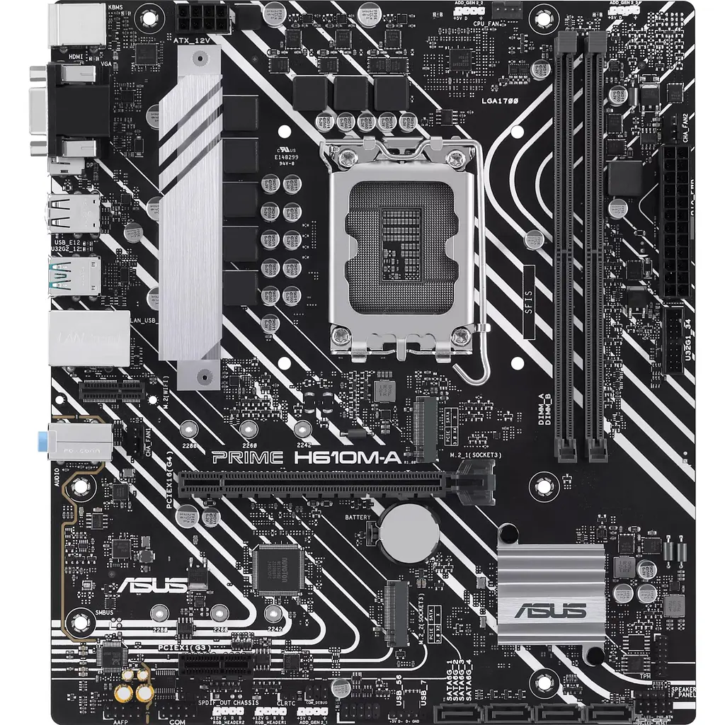 Материнська плата Asus Prime H610M-A-CSM [147091] - фото 2