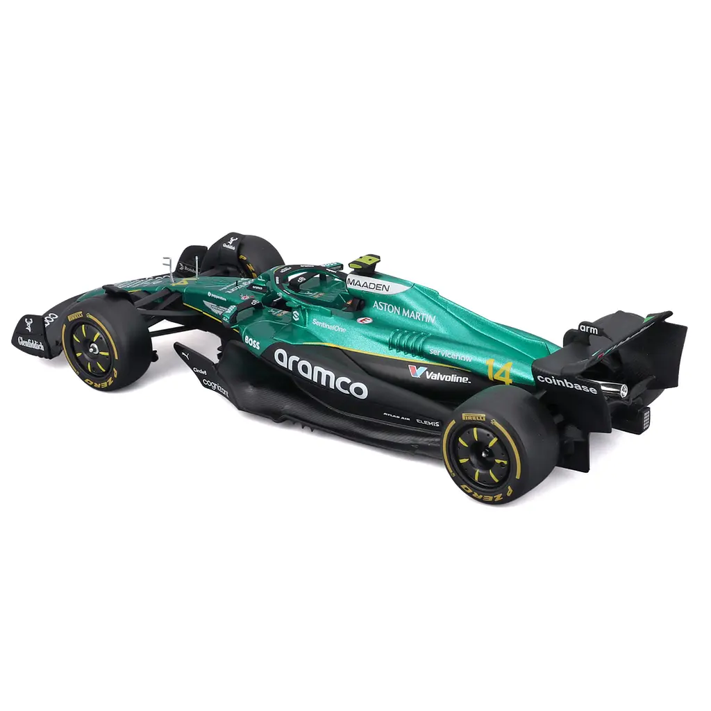 Автомодель з фігуркою Bburago Aston Martin AMR25 (18-28071 (#14)) - фото 3