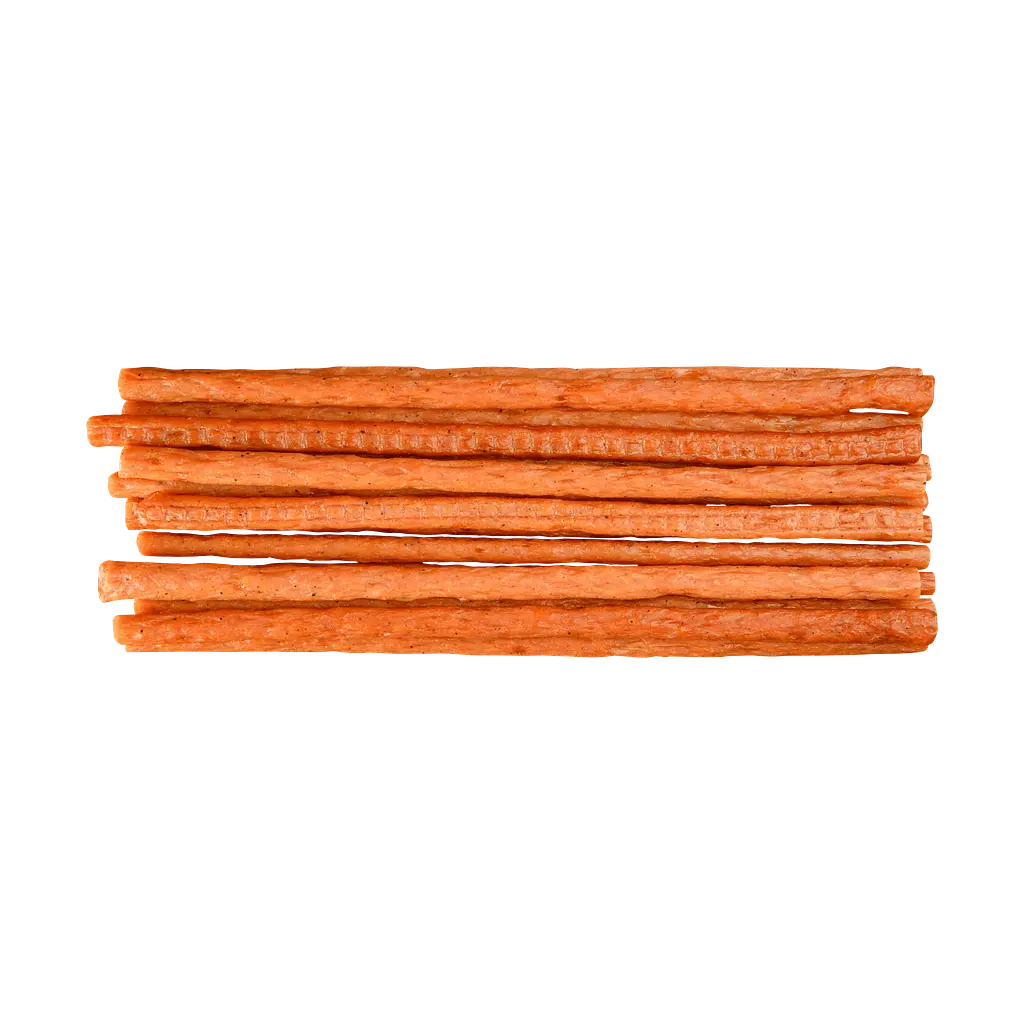 Ковбаски курячі ДО ПИВА Meat Chips зі смаком "подвійний сир" (в/к) 500г - фото 2