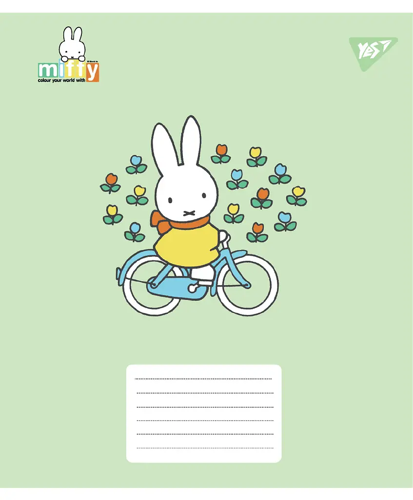 Набір зошитів шкільних YES А5/12 лінія Miffy Playfull 25 шт (767632) - фото 2