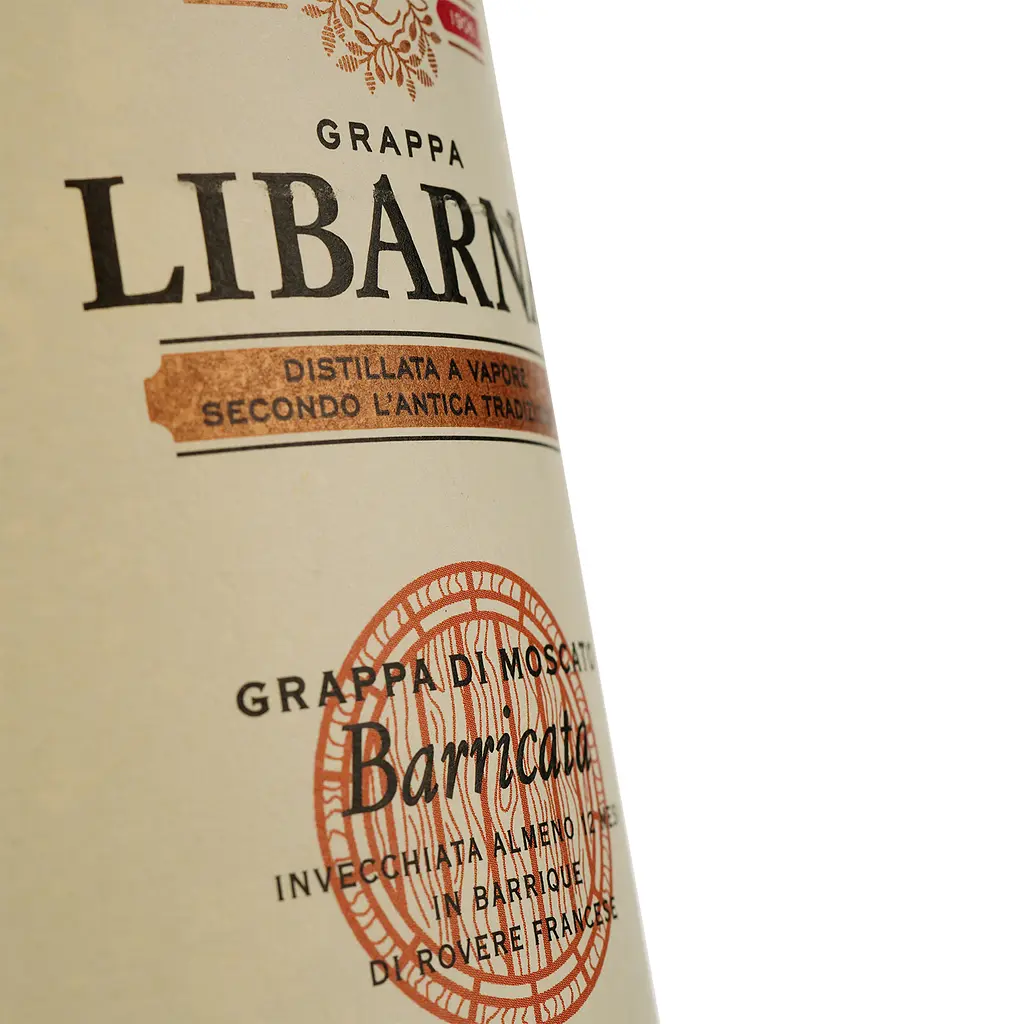 Граппа Gambarotta Libarna Moscato, 41%, 0,7 л - фото 3
