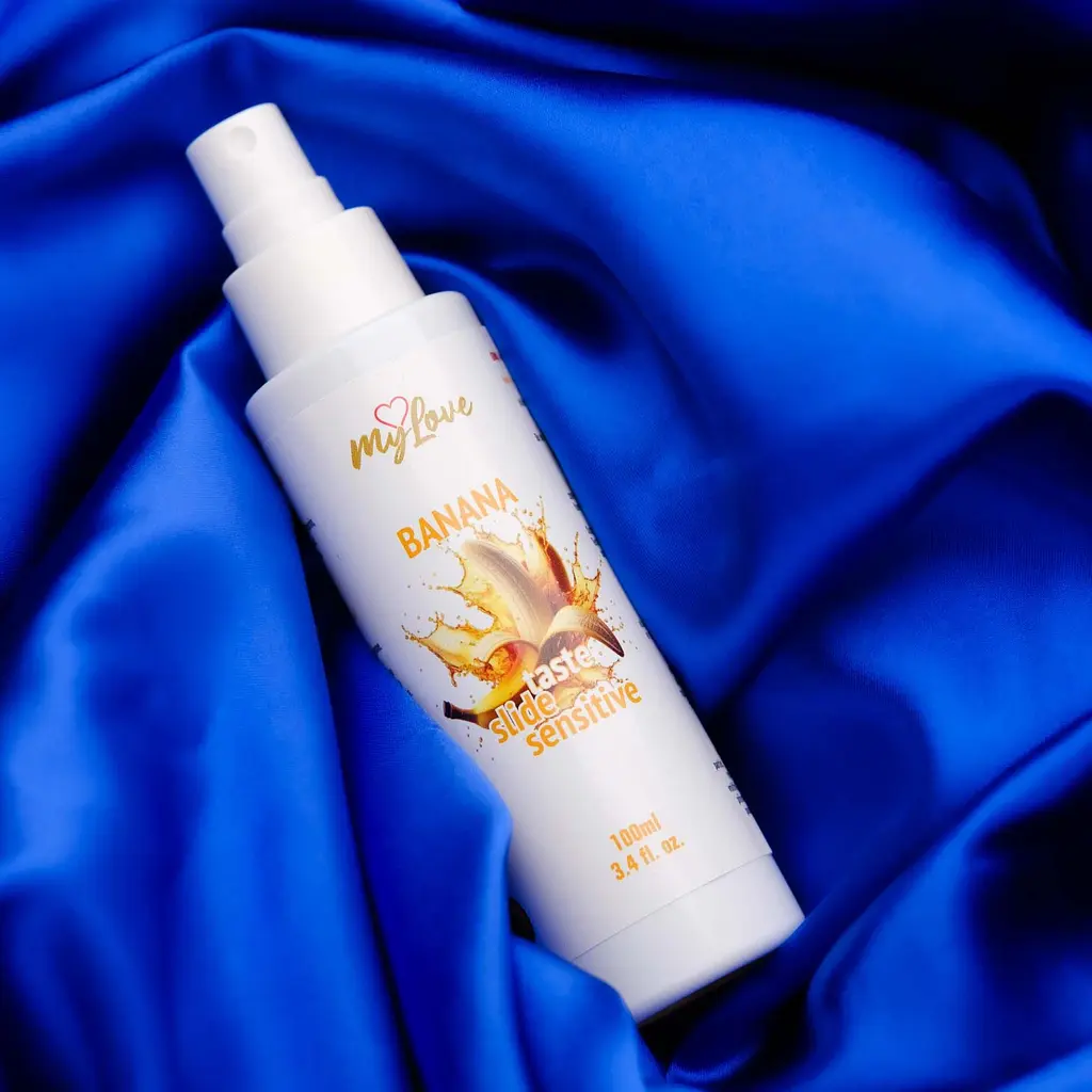 Лубрикант на водній основі MyLove Taste Slide Sensitive Banana, 100 мл - фото 3