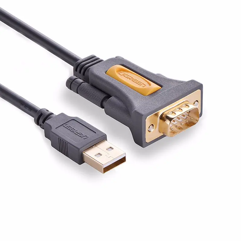 Кабель Ugreen CR104 USB-A male to DB9 RS-232 male adapter Cable 3 метри чорний (UGR-20223) - фото 7
