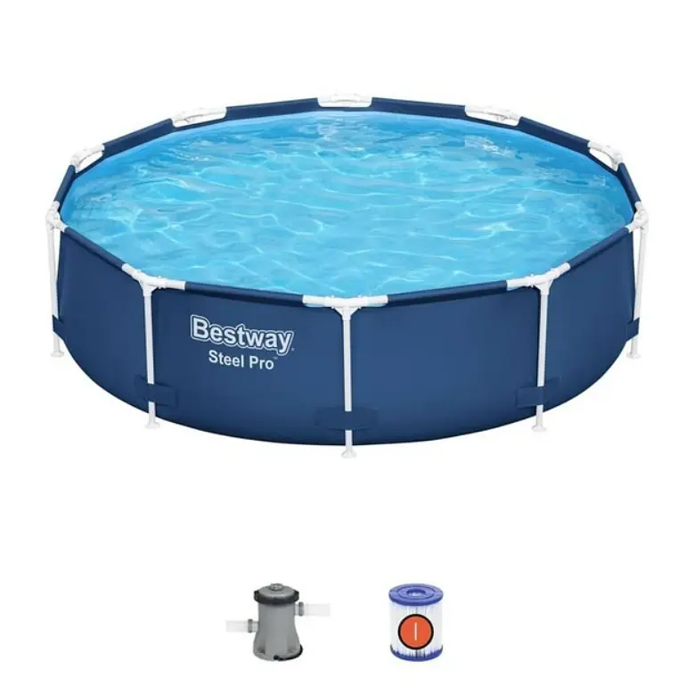 Каркасний басейн 305х76 Bestway STEEL PRO з фільтром та насосом 56679 - фото 2