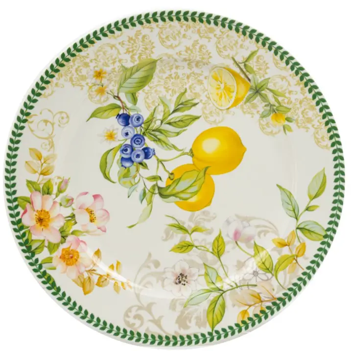 Набір з 2-х тарілок Lefard лимон 26 см (924-854) - фото 2