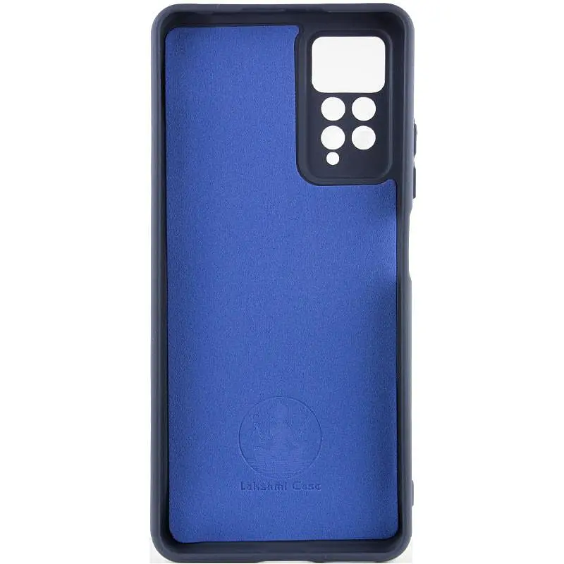 Чохол Lakshmi Silicone Cover Full Camera (AAA) with Logo для Xiaomi Redmi Note 11 (Global) / Note 11 Темно-синій / Midnight blue - фото 2