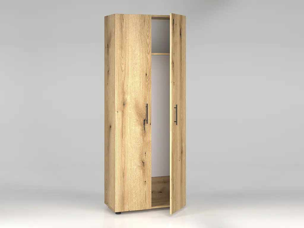 Шафа гардеробна з висувною штангою ОП-901 Orange-Line 700х347х1825 Дуб Евок прибережний - фото 2