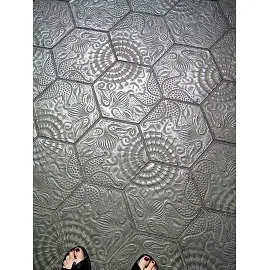 Гнучкий поліуретановий штамп - форма для відбитку по бетону та штукатурці A.N.B. ГАУДІ шестигранник - фото 3