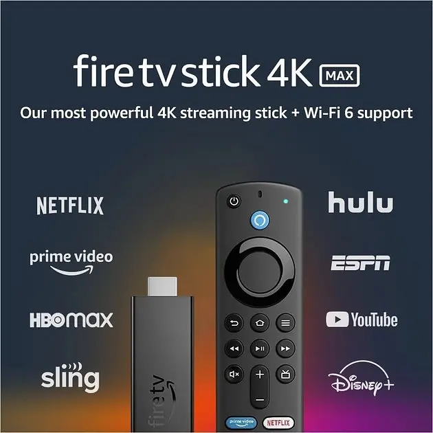 ТВ-приставка - медиаплеер Amazon Fire TV Stick MAX 4K 8Gb Wi-Fi 6 - фото 5