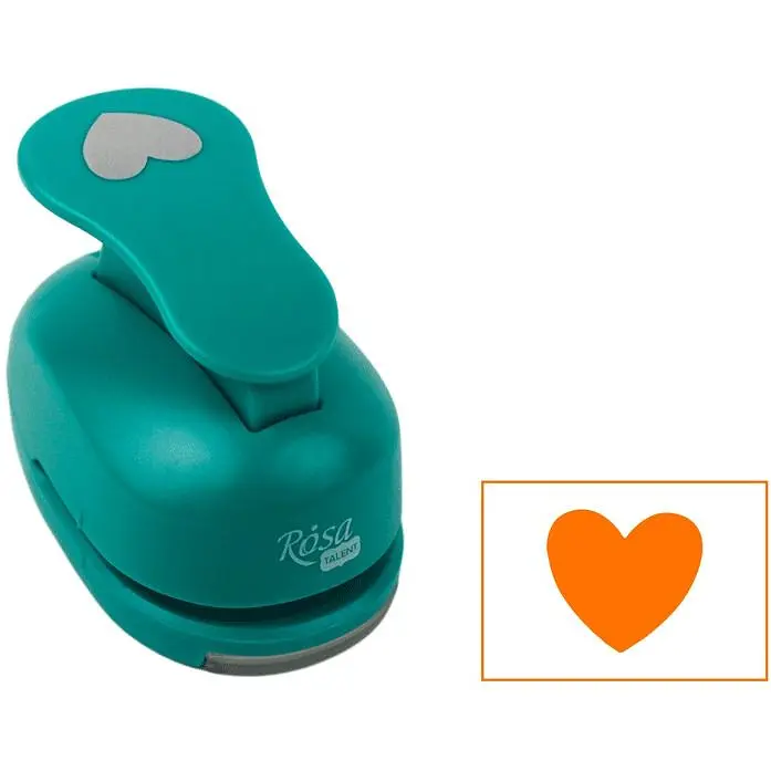 Фігурний діркопробивач Rosa Talent Серце 2.5 см - фото 2