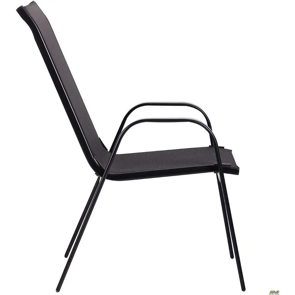 Комплект садових стільців Chomik Garden Line Cortina чорний - фото 3