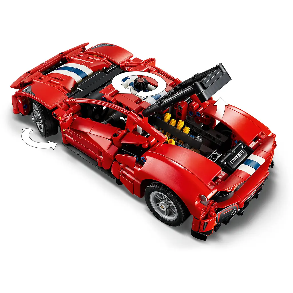 Конструктор LEGO Technic Автомобіль Ferrari 488 Pista 882 ел.(42235) - фото 9