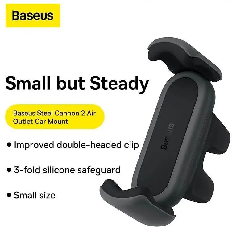 Тримач Baseus Steel Cannon 2 Air Outlet Car Mount (SUGP000001) - фото 5