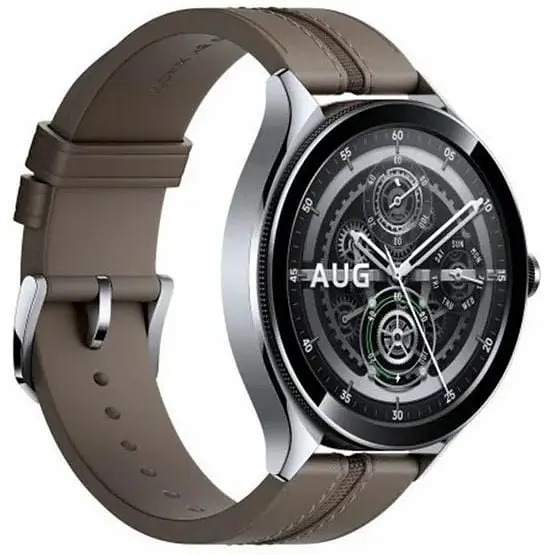 Смарт-часы Xiaomi Watch 2 Pro Bluetooth Silver Case with Brown Leather Strap (BHR7216GL) - фото 3