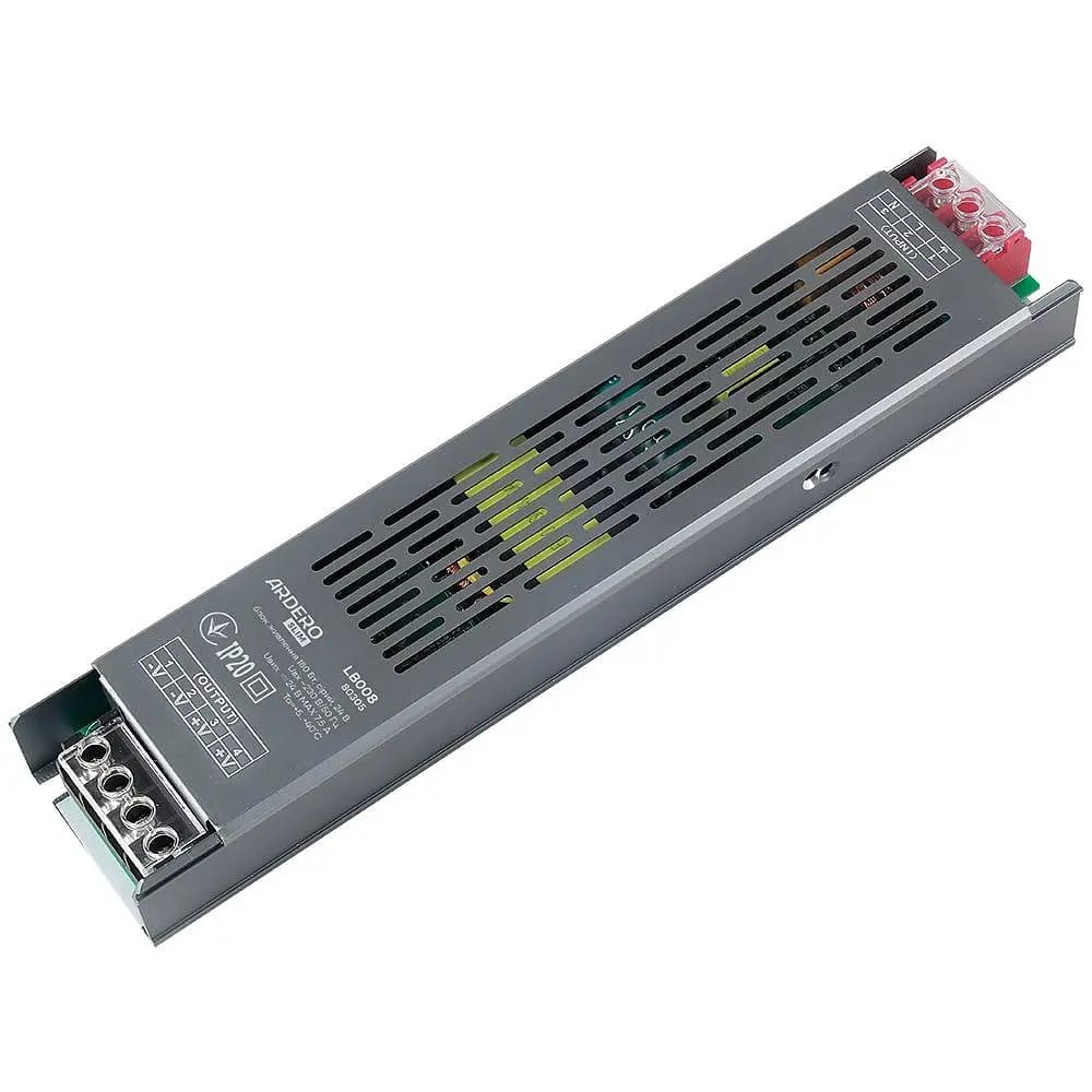 Блок живлення для LED стрічки Ardero LB008 24В 180Вт IP20 (80305) - фото 2