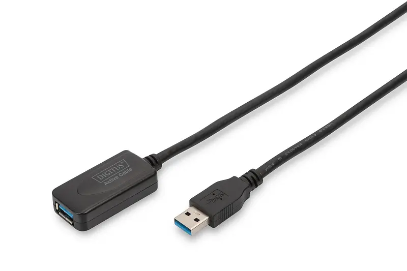 Подовжувач Digitus USB 3.0 Active Cable, A/M-A/F, 5м, чорний teh0013682 - фото 2