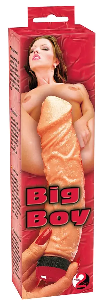 Реалістичний вібратор You2Toys Big Boy 21 см тілесний - фото 8